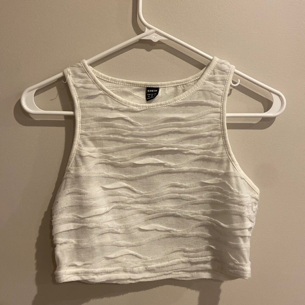 White Crop Top
